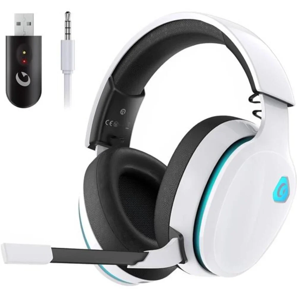 Wireless Gaming Headset for PC, PS4, PS5, Mac